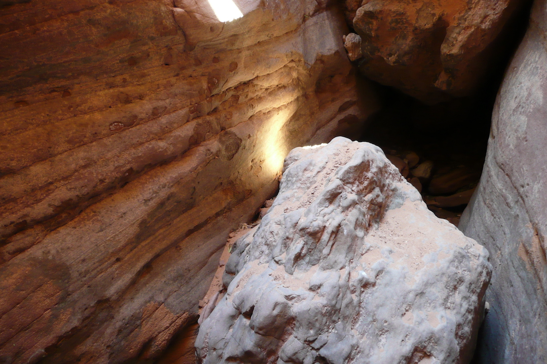 Blue John canyon where the Aron Ralston boulder is from 127 Hours